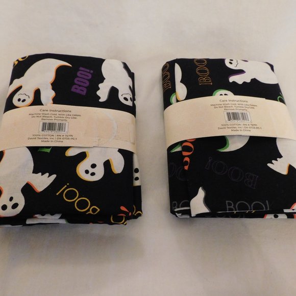 NWT Halloween Ghost & BOO! Seasonal Fabric 1 Yard - Picture 2 of 4